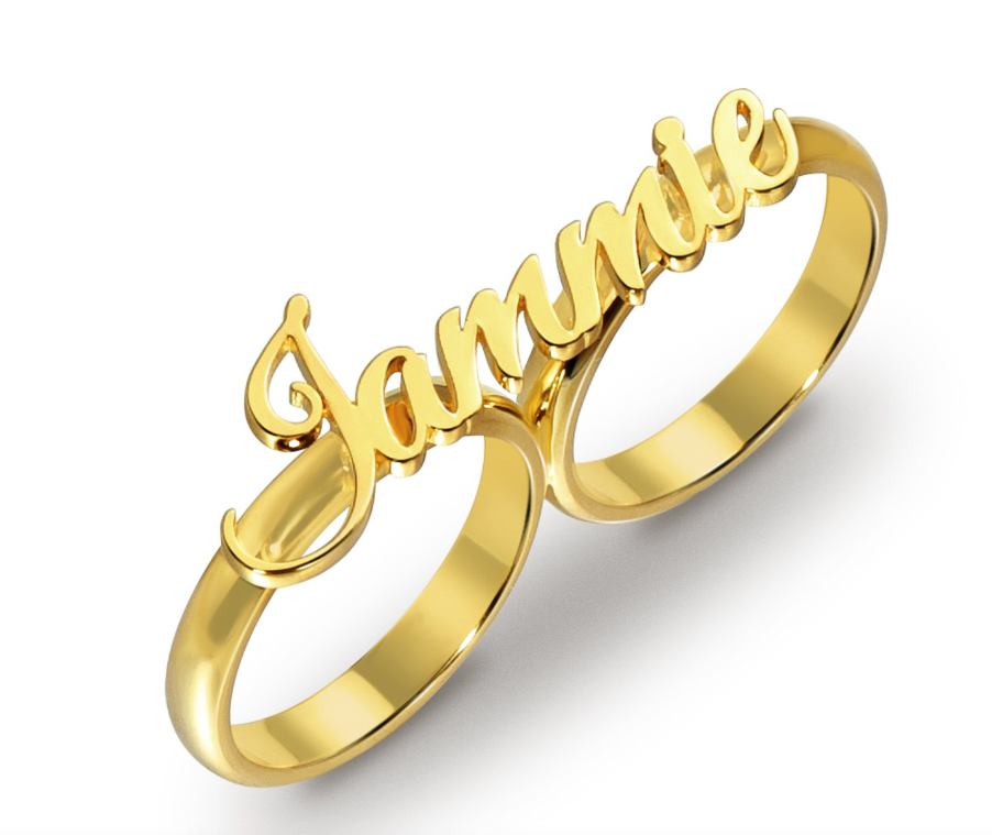 Finger ring 2025 with name design