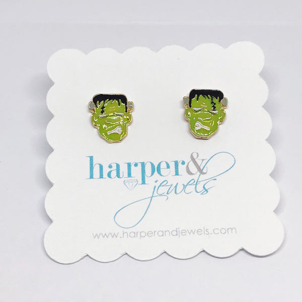 Frankenstein Stud Earrings