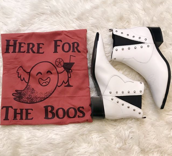 Here For The Boos Halloween Tee