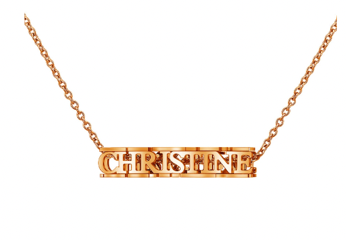 3D Personalized Name Necklace